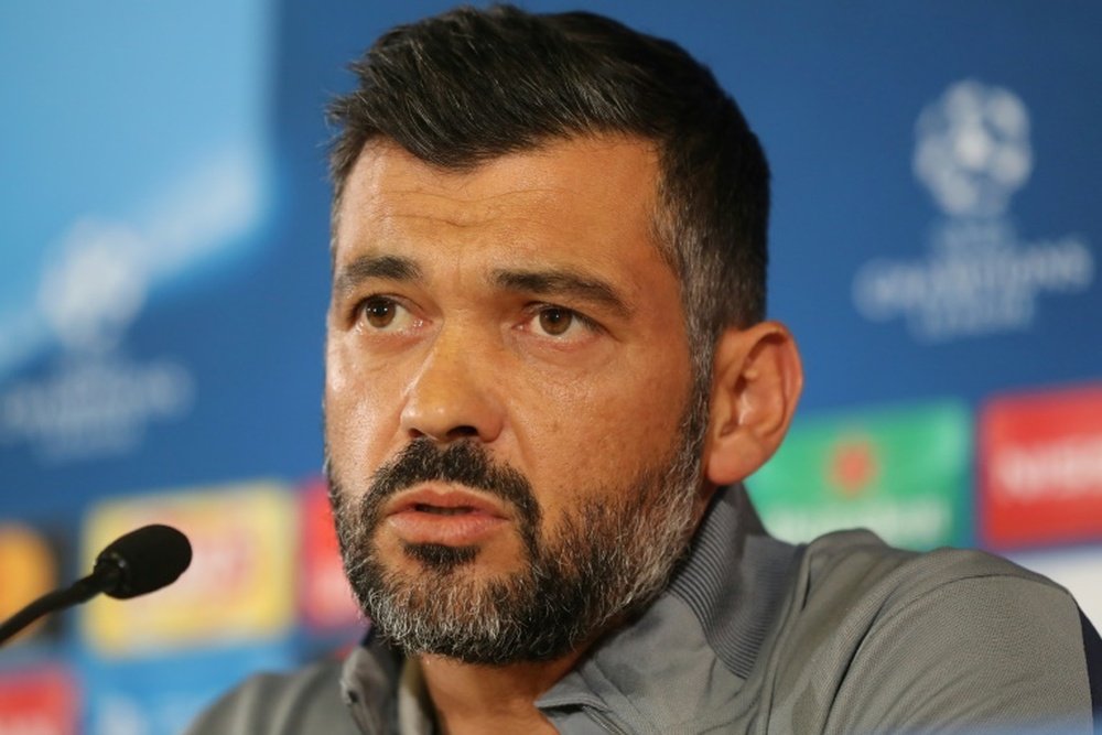 Sérgio Conceição vive grande momento da carreira no FC Porto. AFP