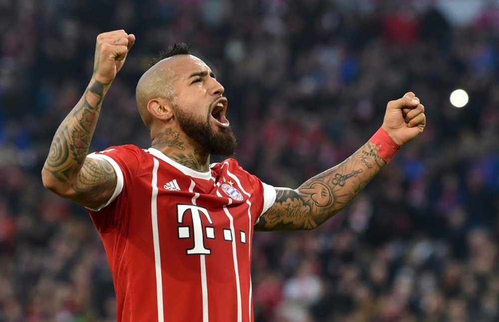 Vidal est concentré sur les objectifs du Bayern. AFP