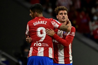 Sem Suárez nem Griezmann no La Cerámica.AFP