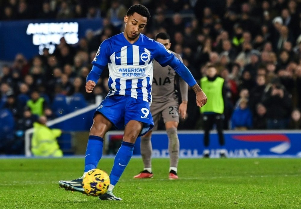 Brighton are believed to value Joao Pedro at around £60 million. AFP