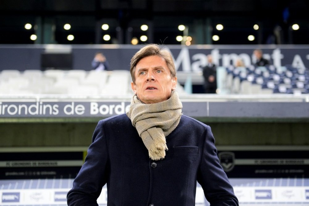 Le PDG des Girondins de Bordeaux s'est confié sur les ambitions du club. AFP