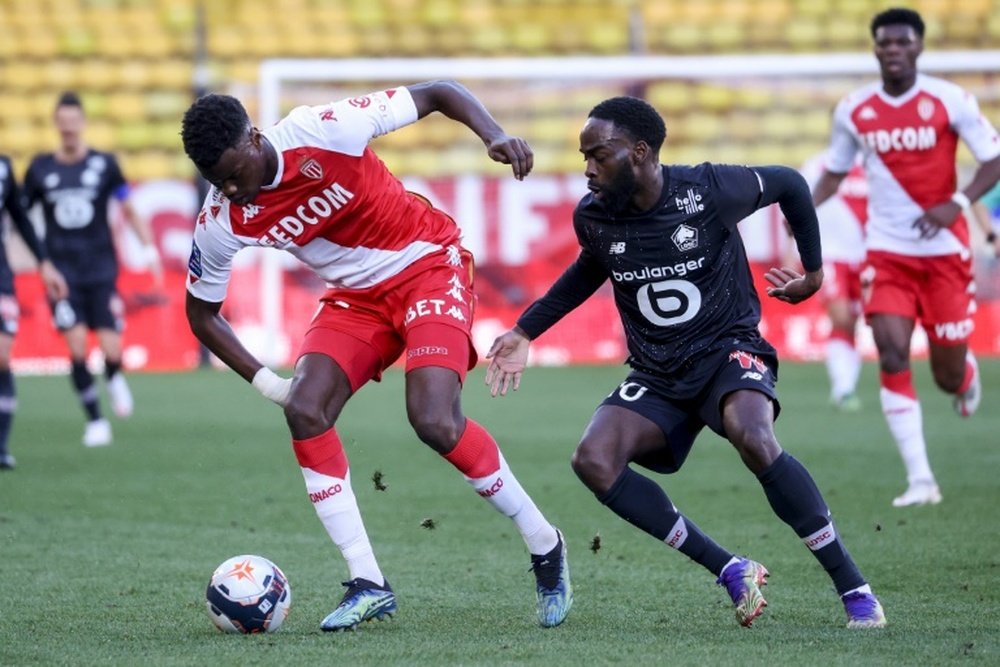 Jonathan Ikoné podría salir del Lille por unos 20 millones de euros. AFP