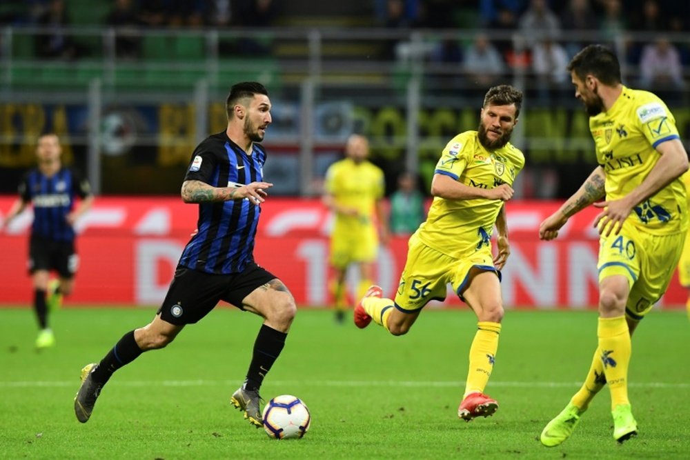 La oferta del Nápoles por Politano parece seducir al Inter. AFP