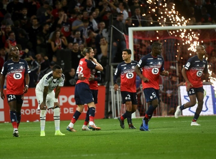 El Lille se reencuentra con la victoria tras avasallar al Girondins