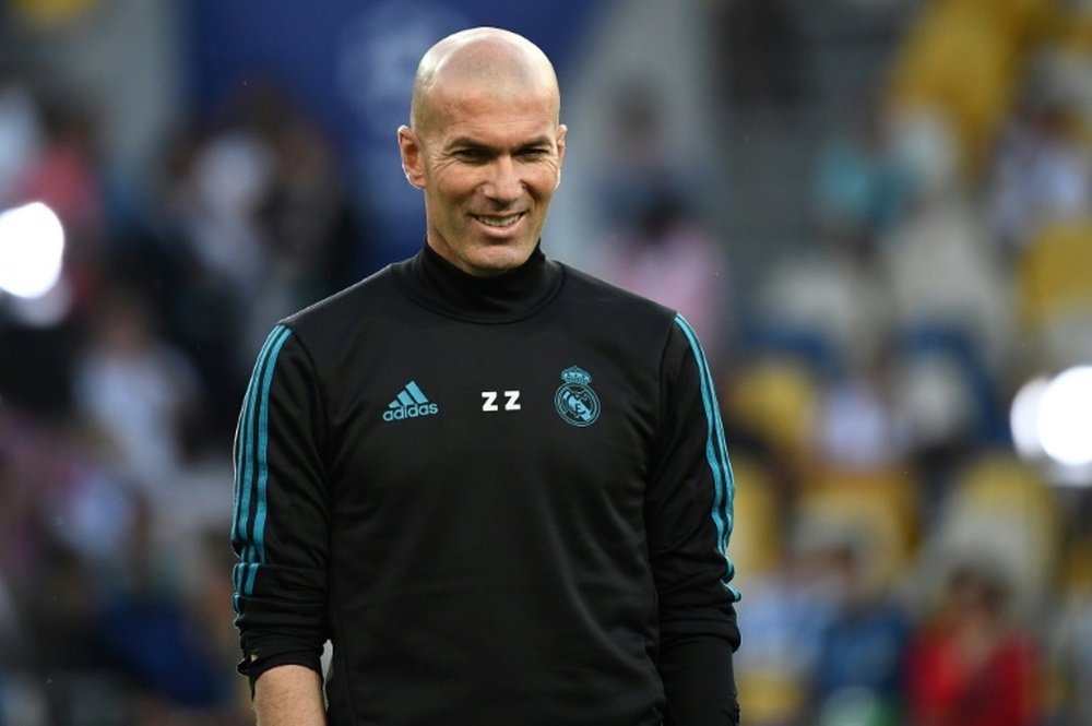 Zidane n'a pas perdu ses bonnes habitudes. EFE