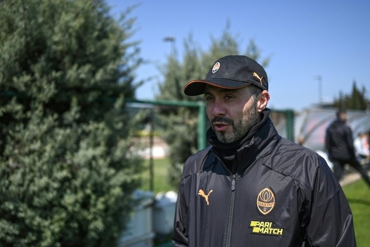 Roberto De Zerbi quitte le Shakhtar Donetsk. AFP