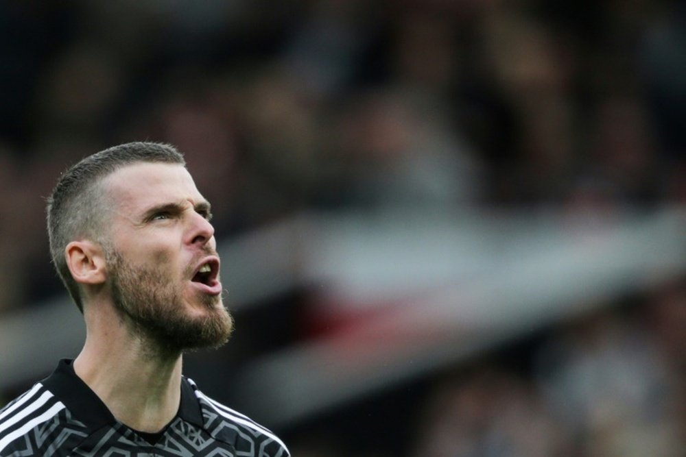 De Gea's contract is up at the end of the season. AFP