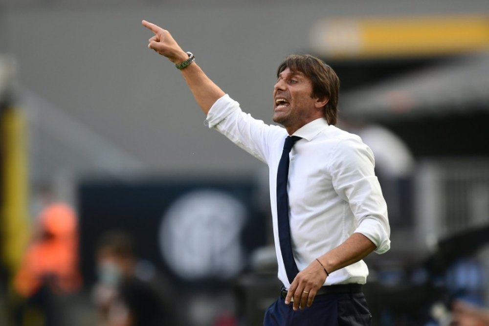 Conte poderia sair da Inter em breve. AFP