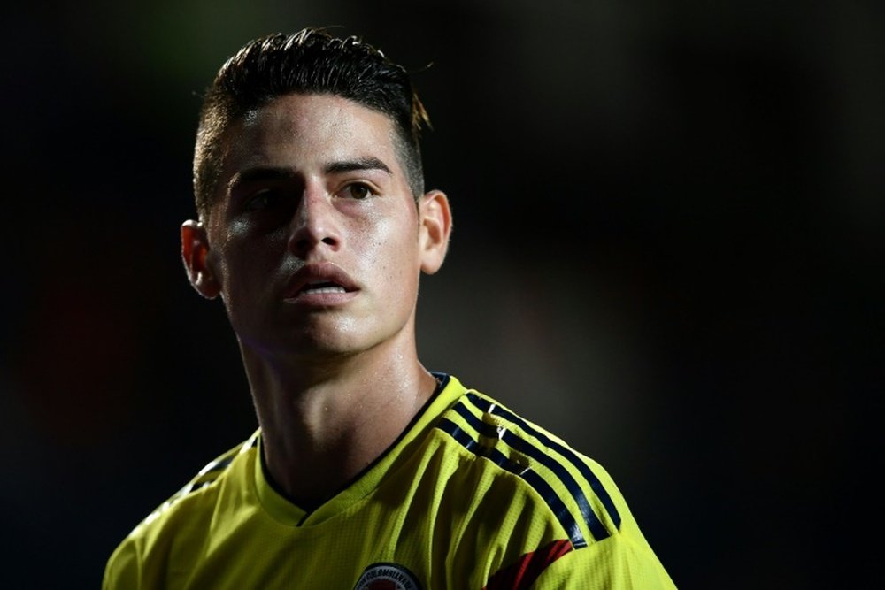 Colombia international James Rodriguez. AFP