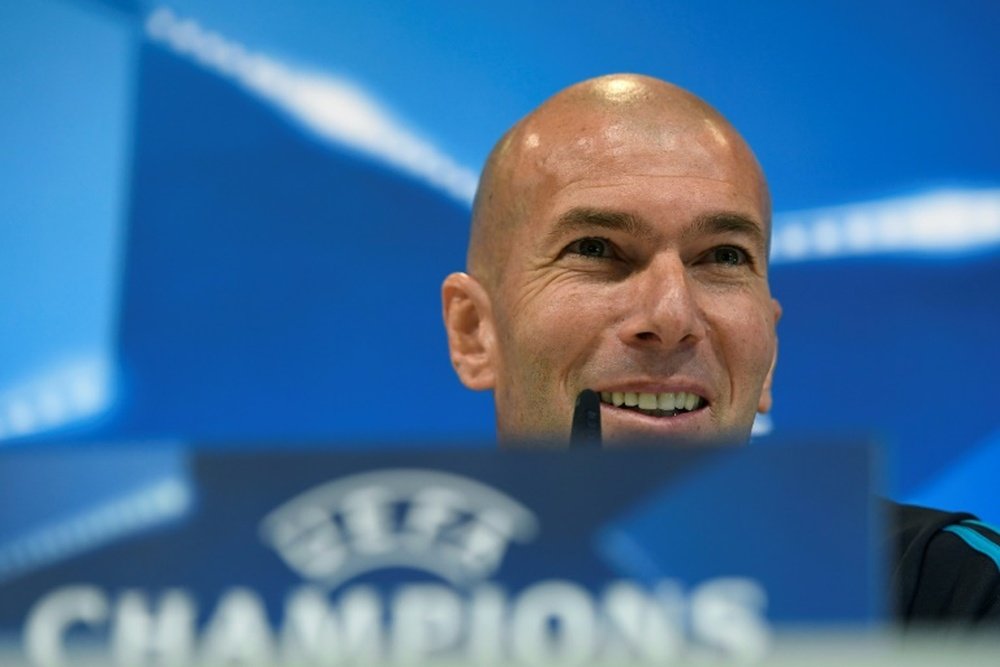 Zidane reste calme. AFP