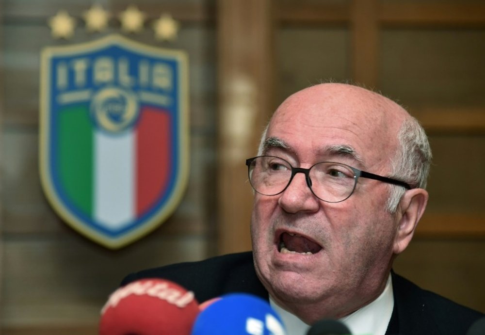 Tavecchio denied claims of sexual harrasment. AFP
