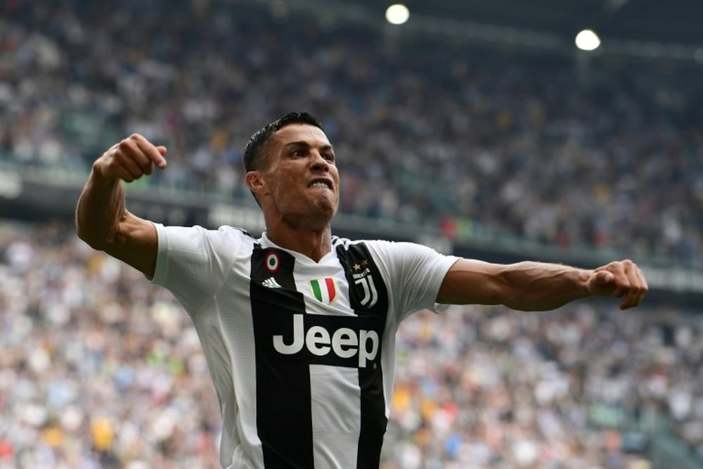 Cristiano Ronaldo says he feels at home in Turin with Juventus. AFP