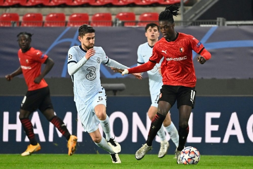 Camavinga now seems willing to renew at Rennes. AFP