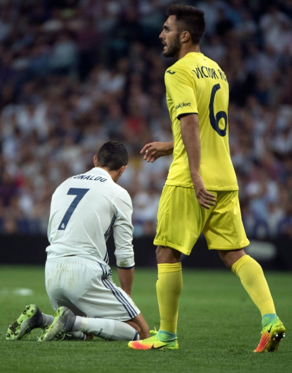 El Real Madrid ha 'pinchado' consecutivamente contra equipos que visten de amarillo. AFP