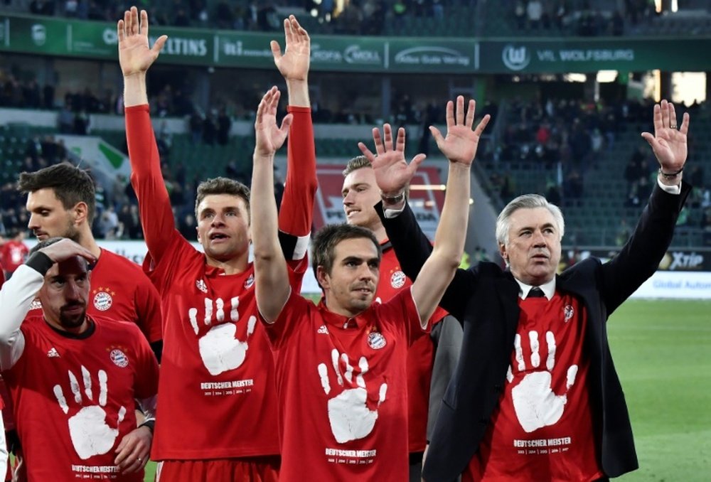 El Bayern repite, por quinta temporada consecutiva, como campeón de la Bundesliga. AFP