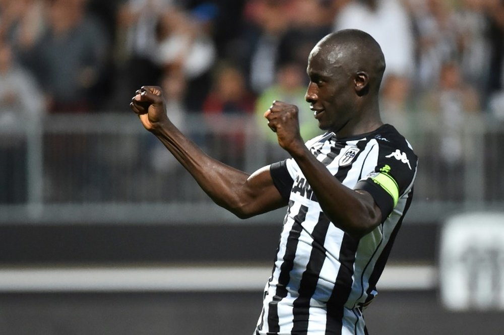 Cheikh Ndoye captained Angers before his move to England. AFP