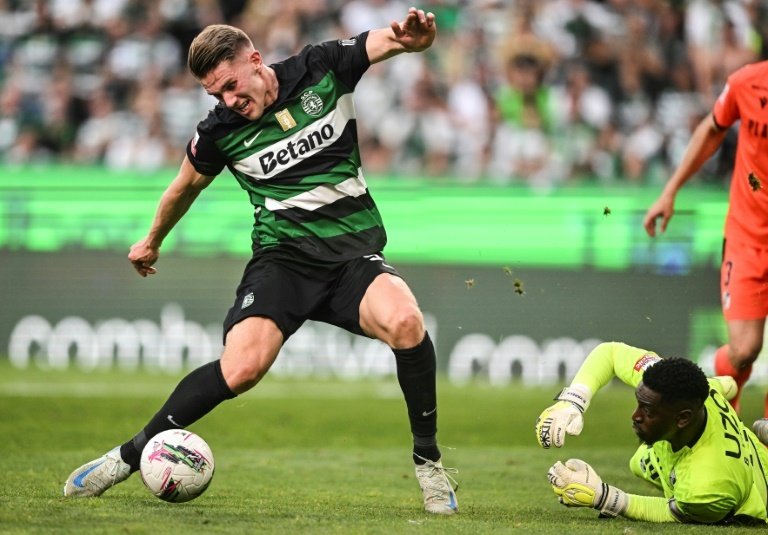 Atletico are unlikely to secure Gyokeres without first offloading players. AFP