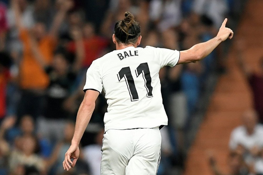 Bale scored Real Madrid's second on the night. AFP