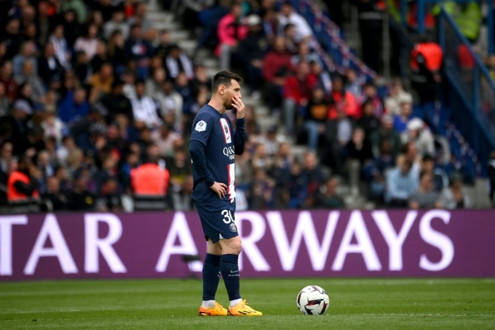 Messi is far from renewing his contract with PSG. AFP