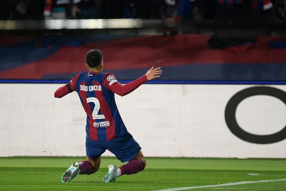 Cancelo is on loan at Barcelona from Manchester City. AFP