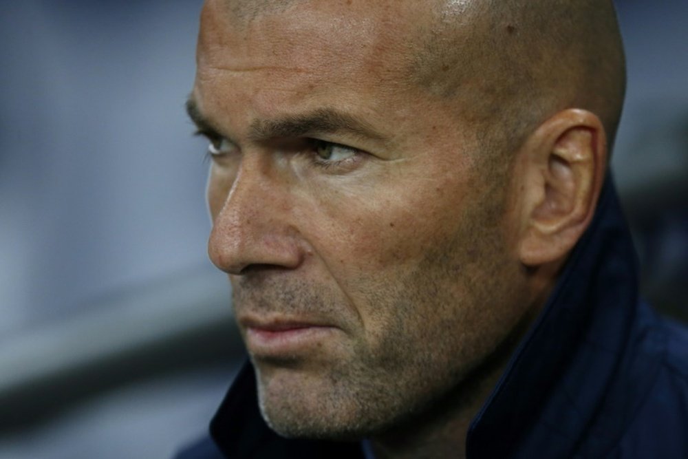 Zidane relaxed as Real Madrid get ready for PSG clash. AFP