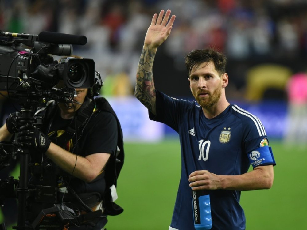 Leo Messi se enfrenta a su tercera final de una Copa América. AFP
