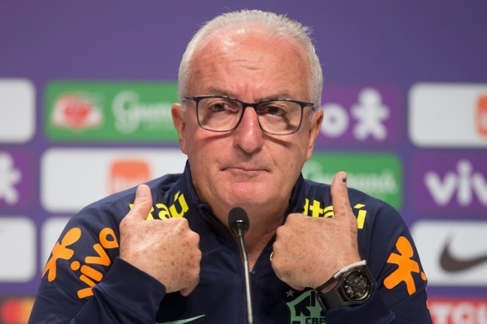 Dorival, em entrevista coletiva. EFE
