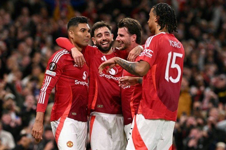 Manchester United peut marquer l'histoire. AFP