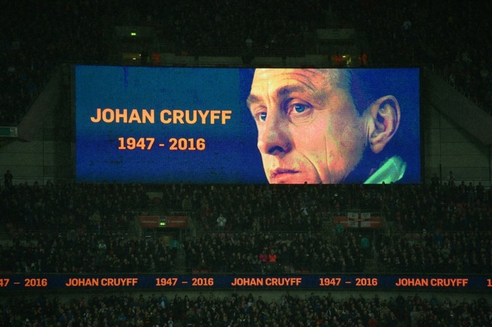 Tal día como hoy hace dos años fallecía Johan Cruyff. AFP