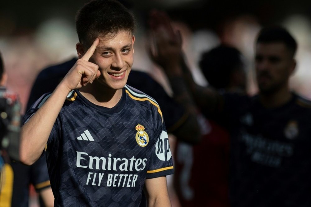 Le jeune Turc Arda Güler du Real Madrid. AFP