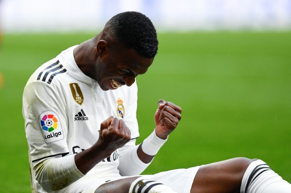 Zidane se abre a una nueva opción con Vinicius. AFP