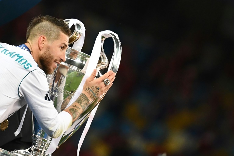 Sergio Ramos levanta una Champions con el Madrid