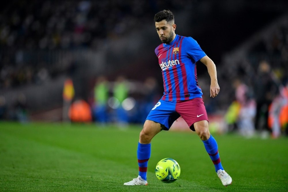 Le groupe du FC Barcelone contre Elche. AFP