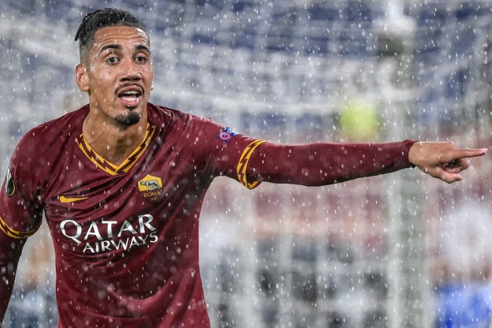 Chris Smalling prolonge à la Roma. AFP