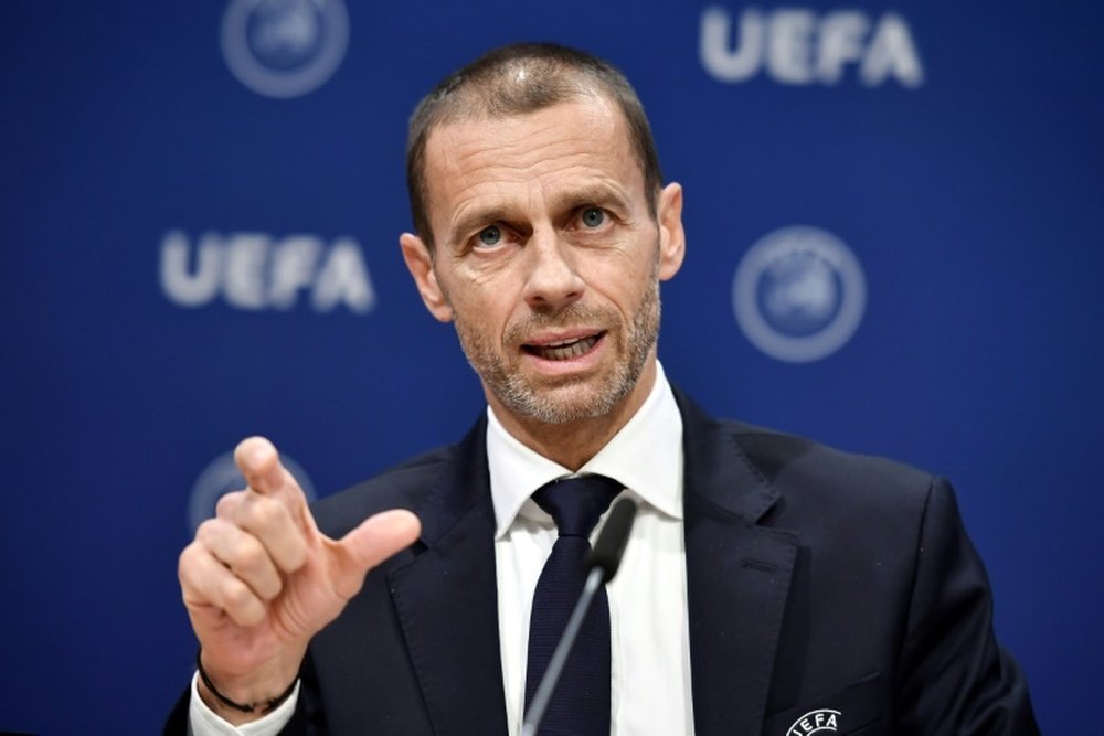 La UEFA mandó una carta. AFP