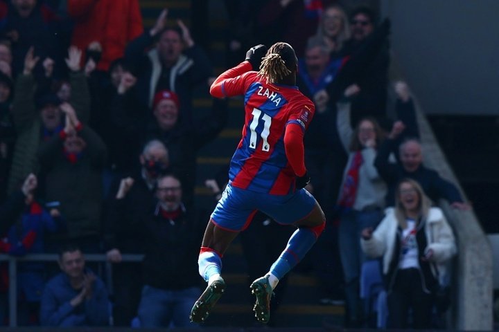 Zaha could join Chelsea from Crystal Palace. AFP