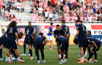 França-Croácia: prováveis XI.AFP
