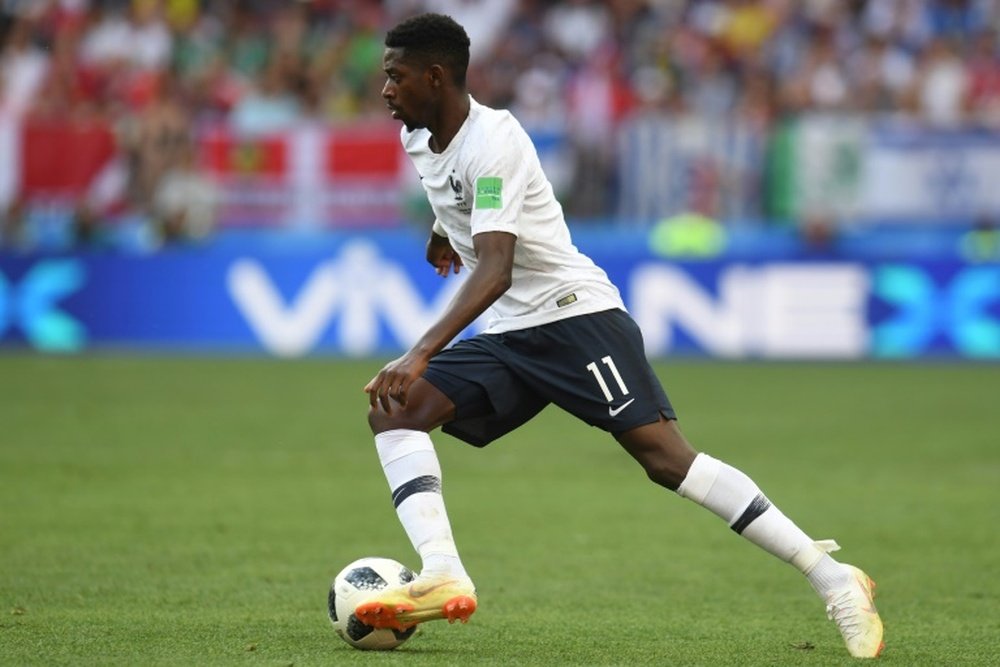 Dembele was a key part of the French team at the World Cup in Russia. AFP