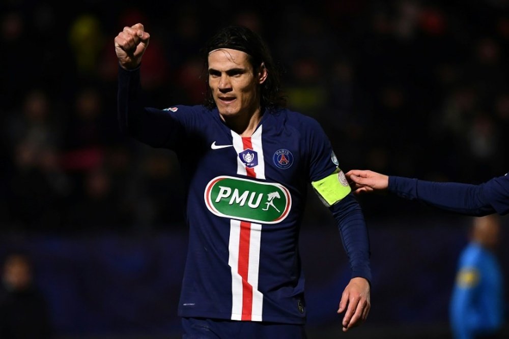 Atletico's new strategy for Cavani in the face of PSG's reluctance. AFP