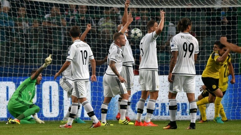 El Borussia-Legia, partido récord de goles en la Champions