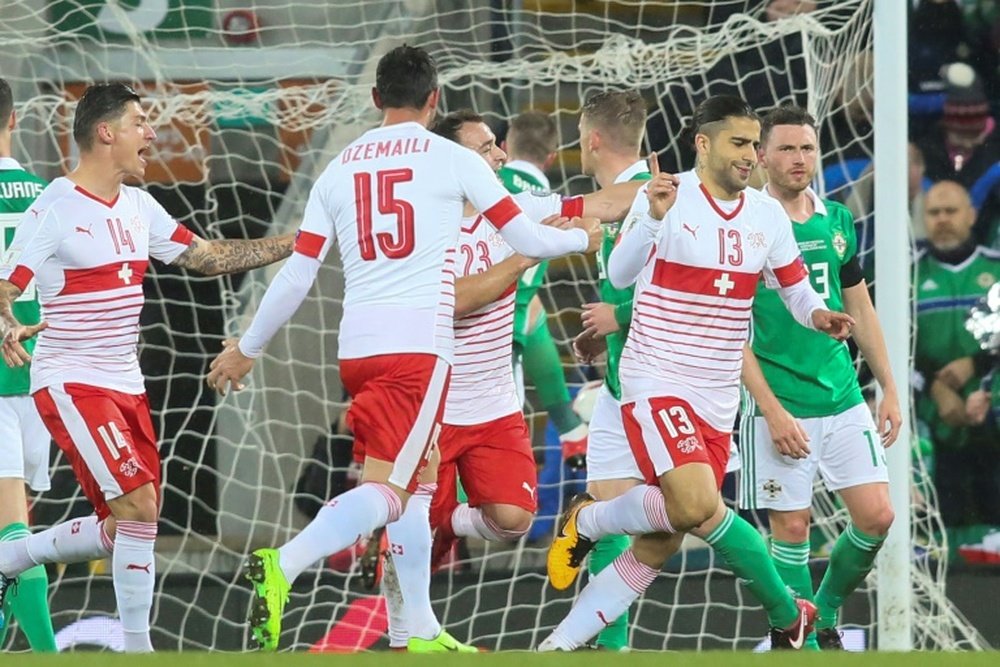 All to play for in the second leg. AFP