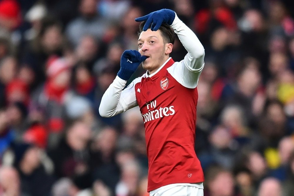 Wenger cryptic on Ozil future. AFP