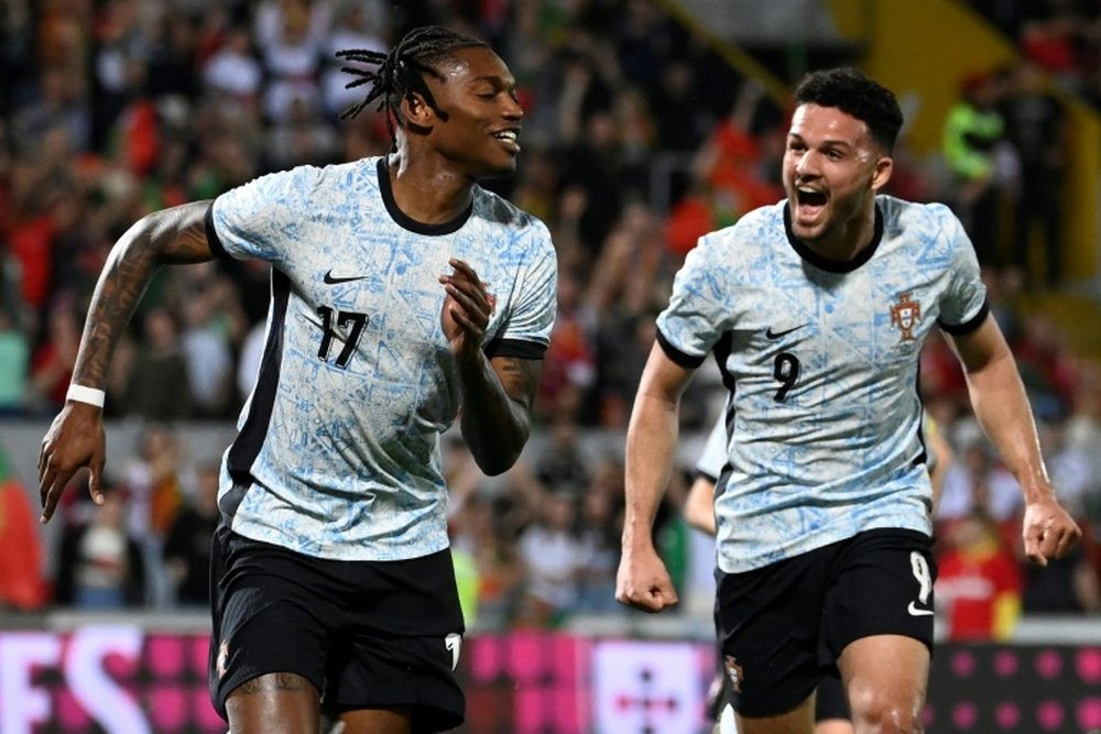 Portugal venció por 5-2 a Suecia. AFP