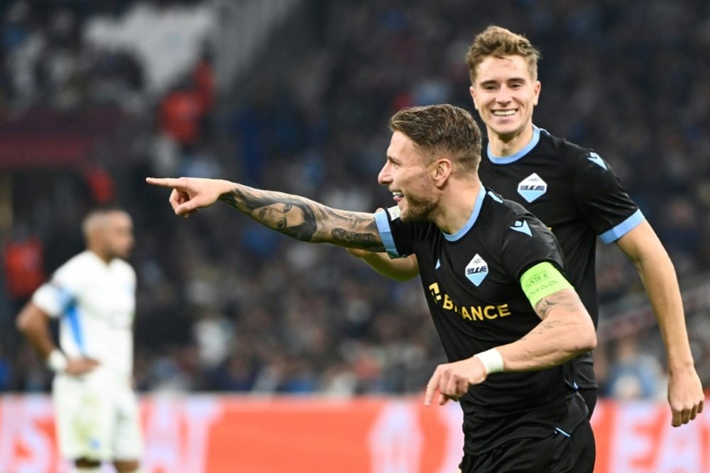 Immobile devolvió a la Lazio a la senda de la victoria. AFP