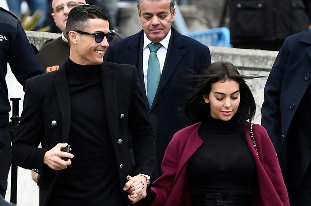 Georgina Rodriguez, la femme de Cristiano Ronaldo. AFP