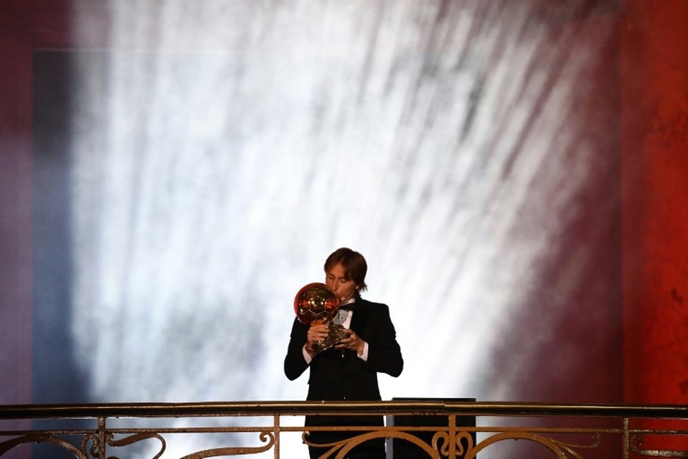 Modric ganó el Balón de Oro de 2018. AFP