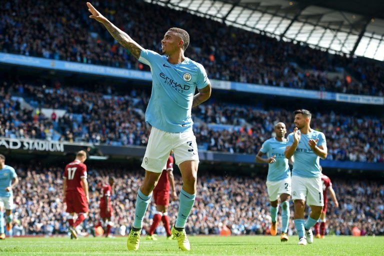 Gabriel Jesus tem estado em destaque no Manchester City. AFP