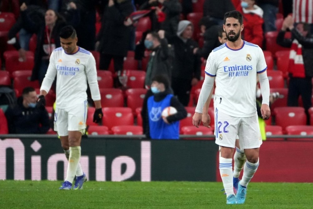 Après le Barça, l'Athletic élimine le Real Madrid de la Coupe du Roi. AFP