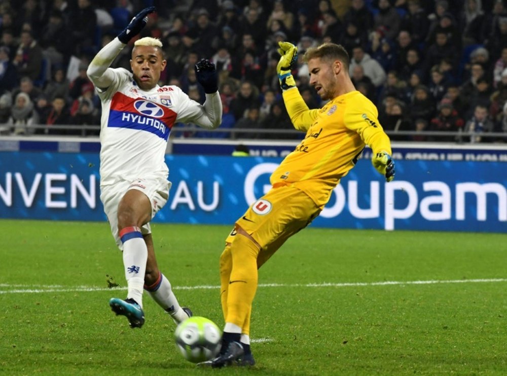 El Lyon no pasó del empate. AFP