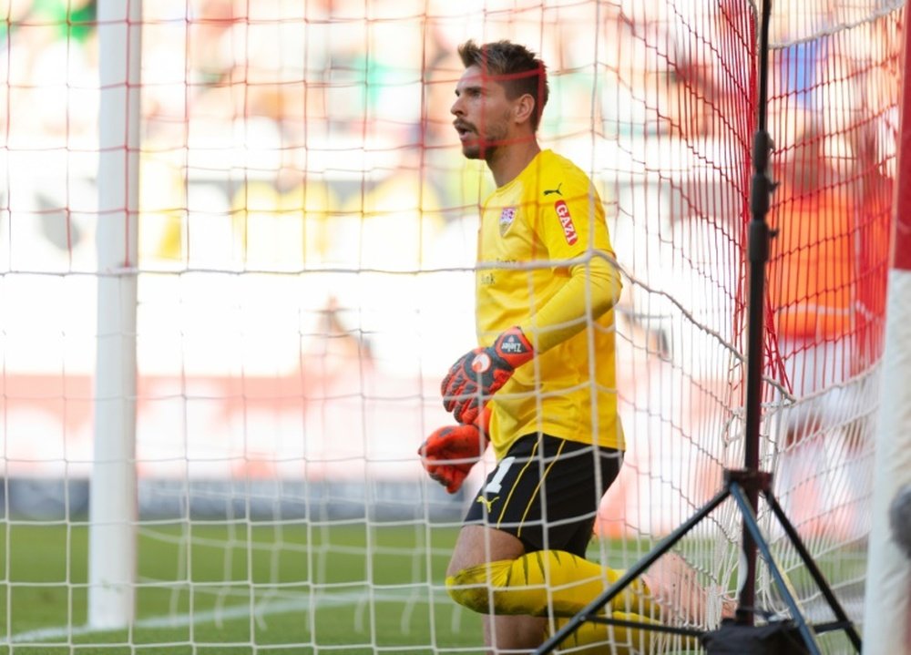 Zieler played for Man Utd and Leicester. AFP